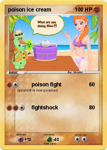 Pokemon poison ice cream