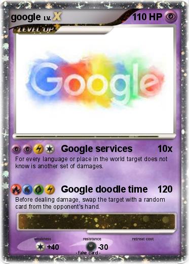 Pokemon google