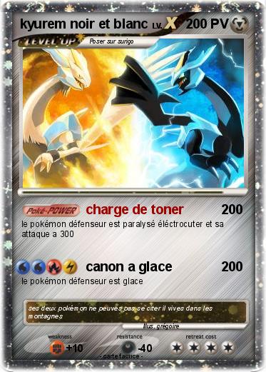 Pokemon kyurem noir et blanc