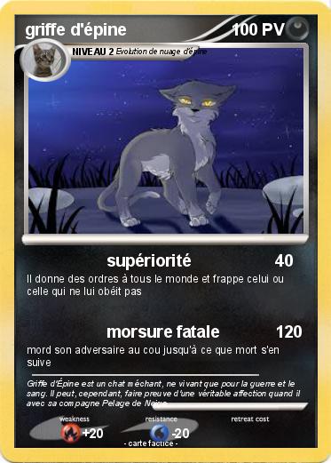 Pokemon griffe d'épine