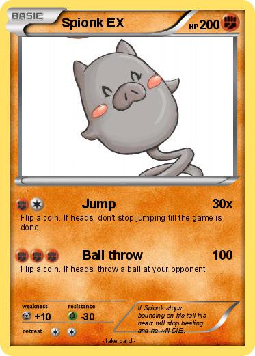 Pokemon Spionk EX