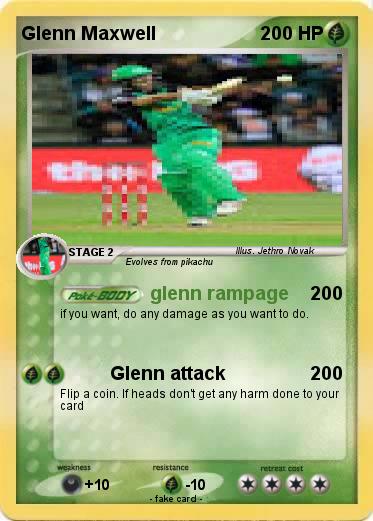 Pokemon Glenn Maxwell