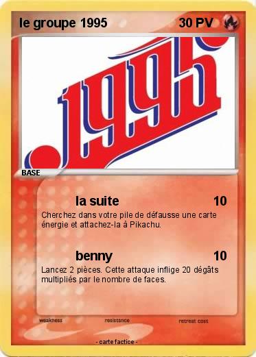 Pokemon le groupe 1995