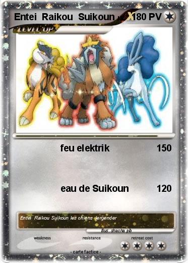 Pokemon Entei  Raikou  Suikoun