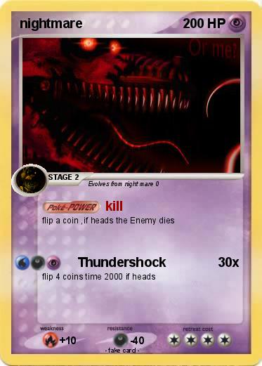Pokemon nightmare
