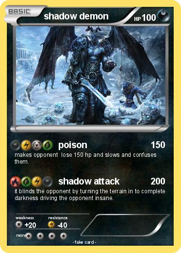 Pokemon shadow demon