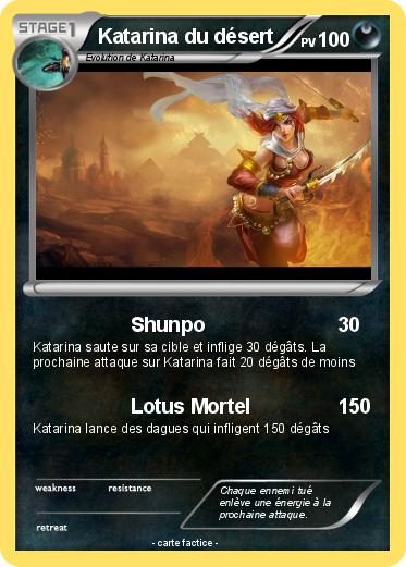 Pokemon Katarina du désert