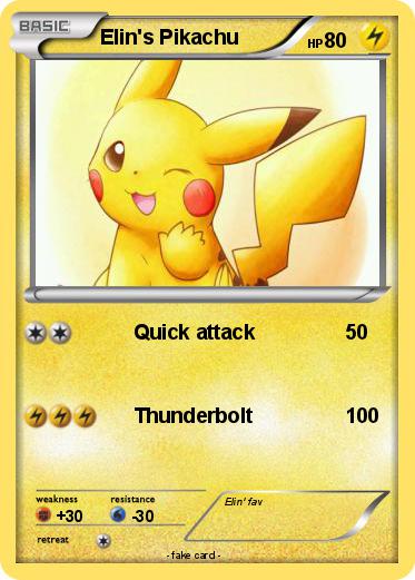 Pokemon Elin's Pikachu