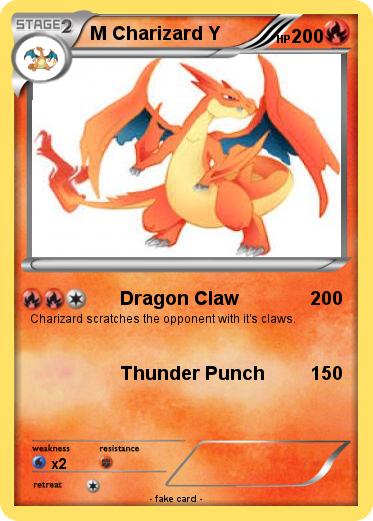Pokemon M Charizard Y