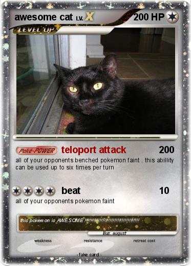 Pokemon awesome cat