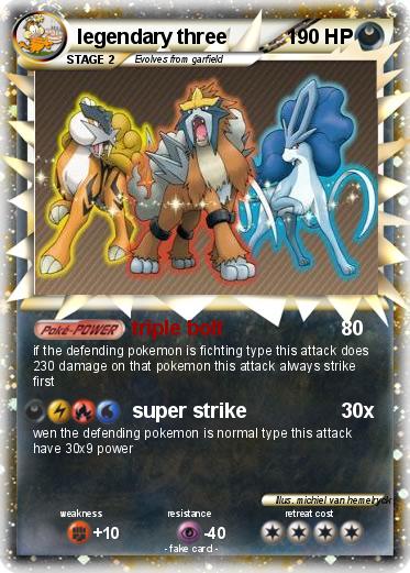 Pokemon legendary three
