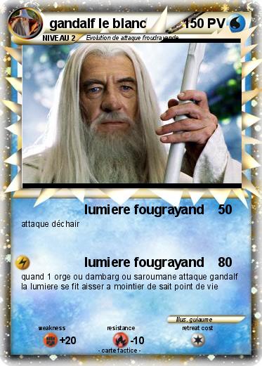 Pokemon gandalf le blanc