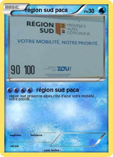 Pokemon région sud paca
