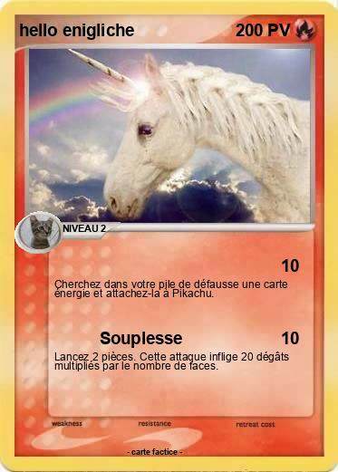 Pokemon hello enigliche