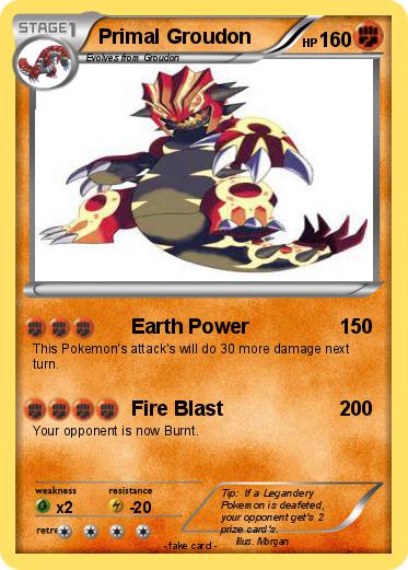 Pokemon Primal Groudon