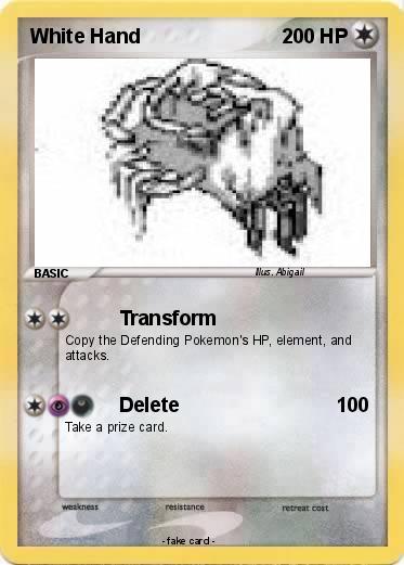 Pokemon White Hand