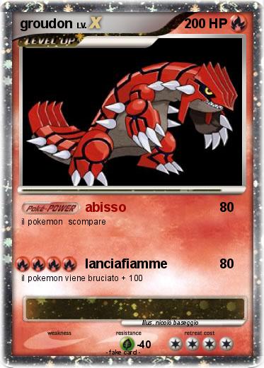 Pokemon groudon