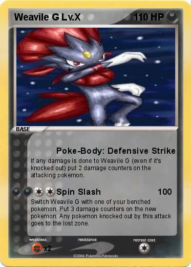 Pokemon Weavile G Lv.X
