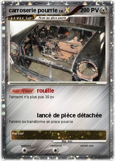 Pokemon carroserie pourrie