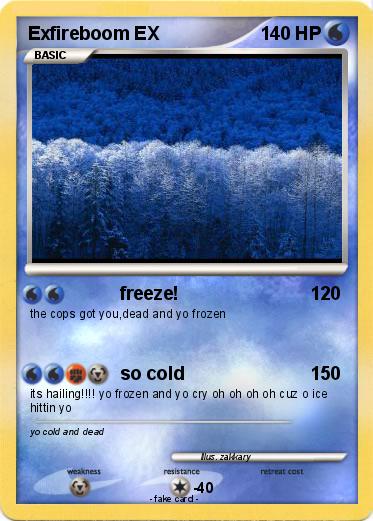 Pokemon Exfireboom EX
