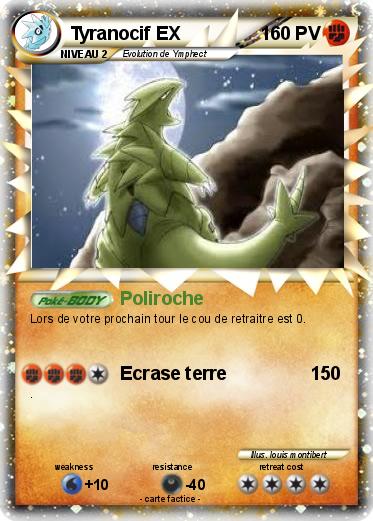 Pokemon Tyranocif EX