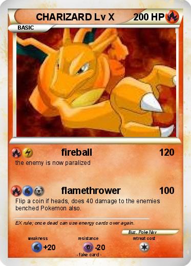 Pokemon CHARIZARD Lv X