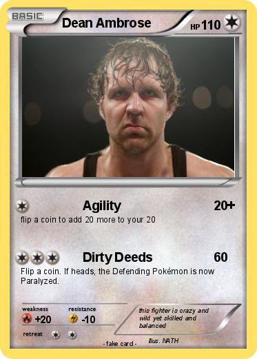 Pokemon Dean Ambrose