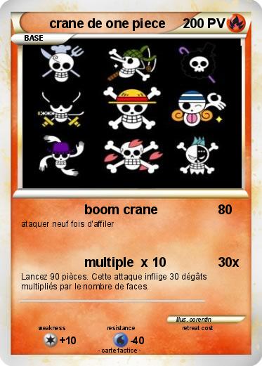 Pokemon crane de one piece