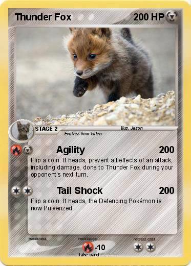 Pokemon Thunder Fox