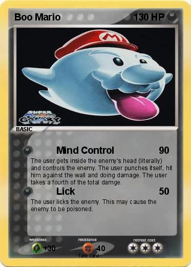 Pokemon Boo Mario