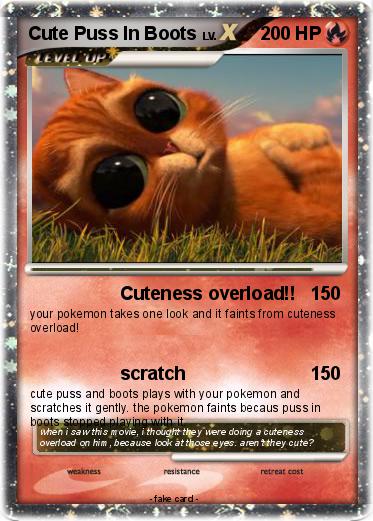 Pokemon Cute Puss In Boots