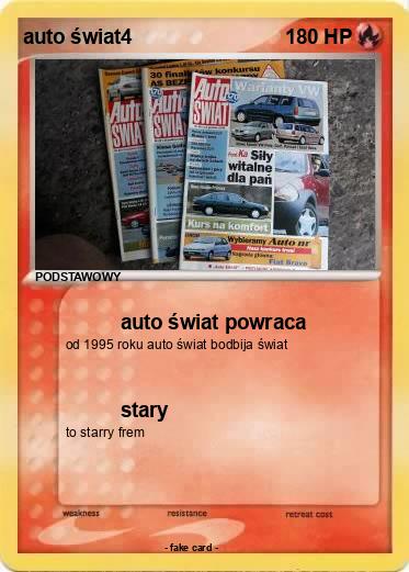 Pokemon auto świat4