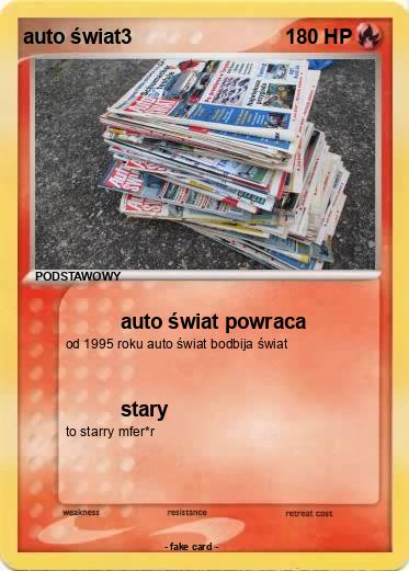 Pokemon auto świat3
