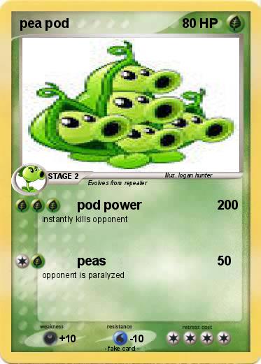 Pokemon pea pod
