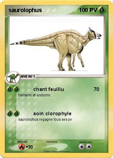 Pokemon saurolophus