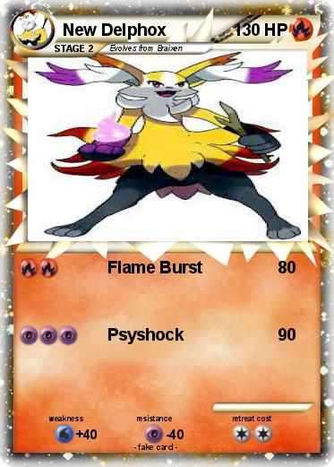 Pokemon New Delphox