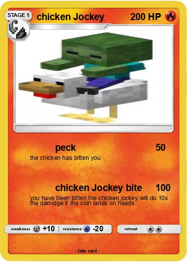 Pokemon chicken Jockey