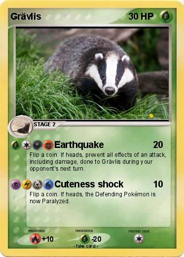 Pokemon Grävlis