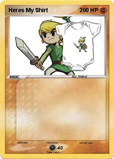 Pokemon Heres My Shirt