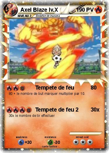 Pokemon Axel Blaze lv.X