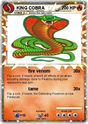 Pokemon KING COBRA