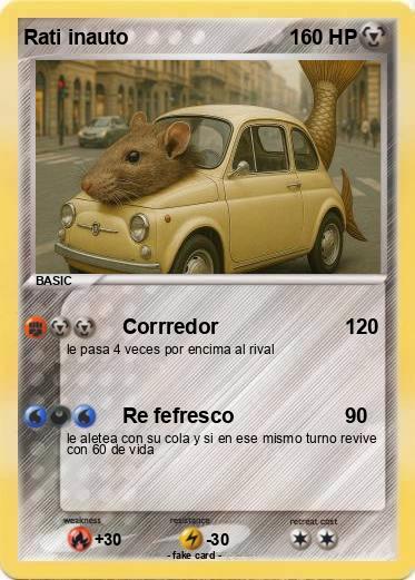 Pokemon Rati inauto