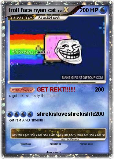 Pokemon troll face nyan cat