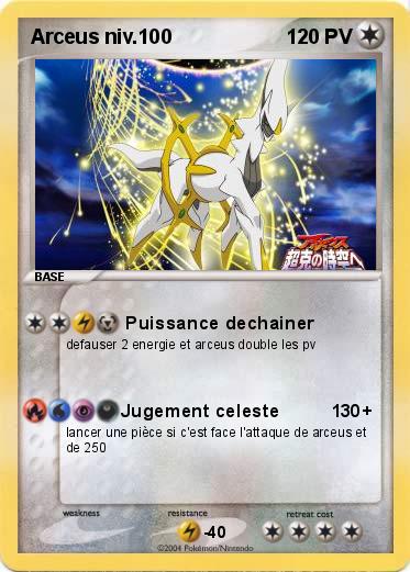 Pokemon Arceus niv.100