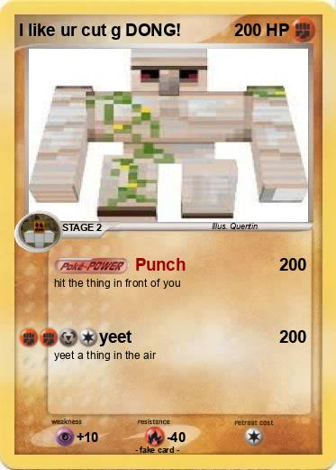 Pokemon I like ur cut g DONG!