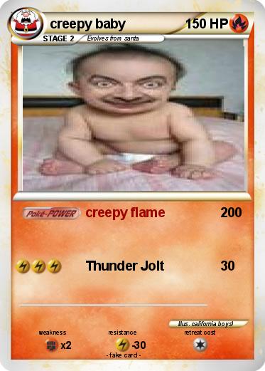 Pokemon creepy baby