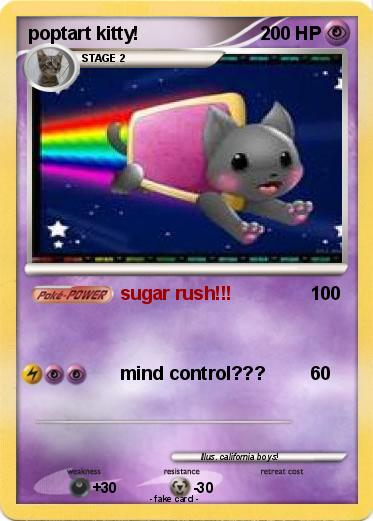 Pokemon poptart kitty!