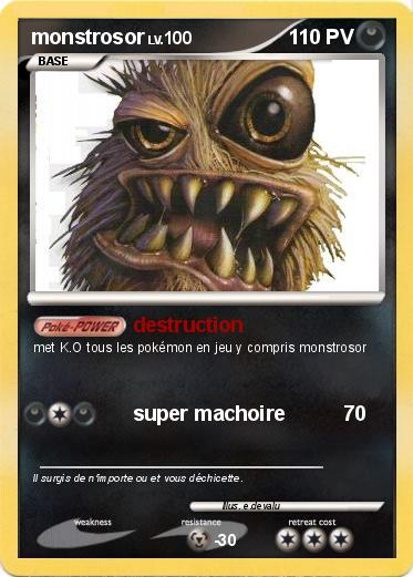Pokemon monstrosor