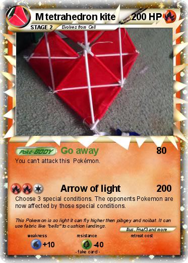 Pokemon M tetrahedron kite
