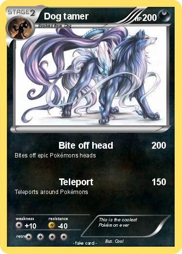 Pokemon Dog tamer